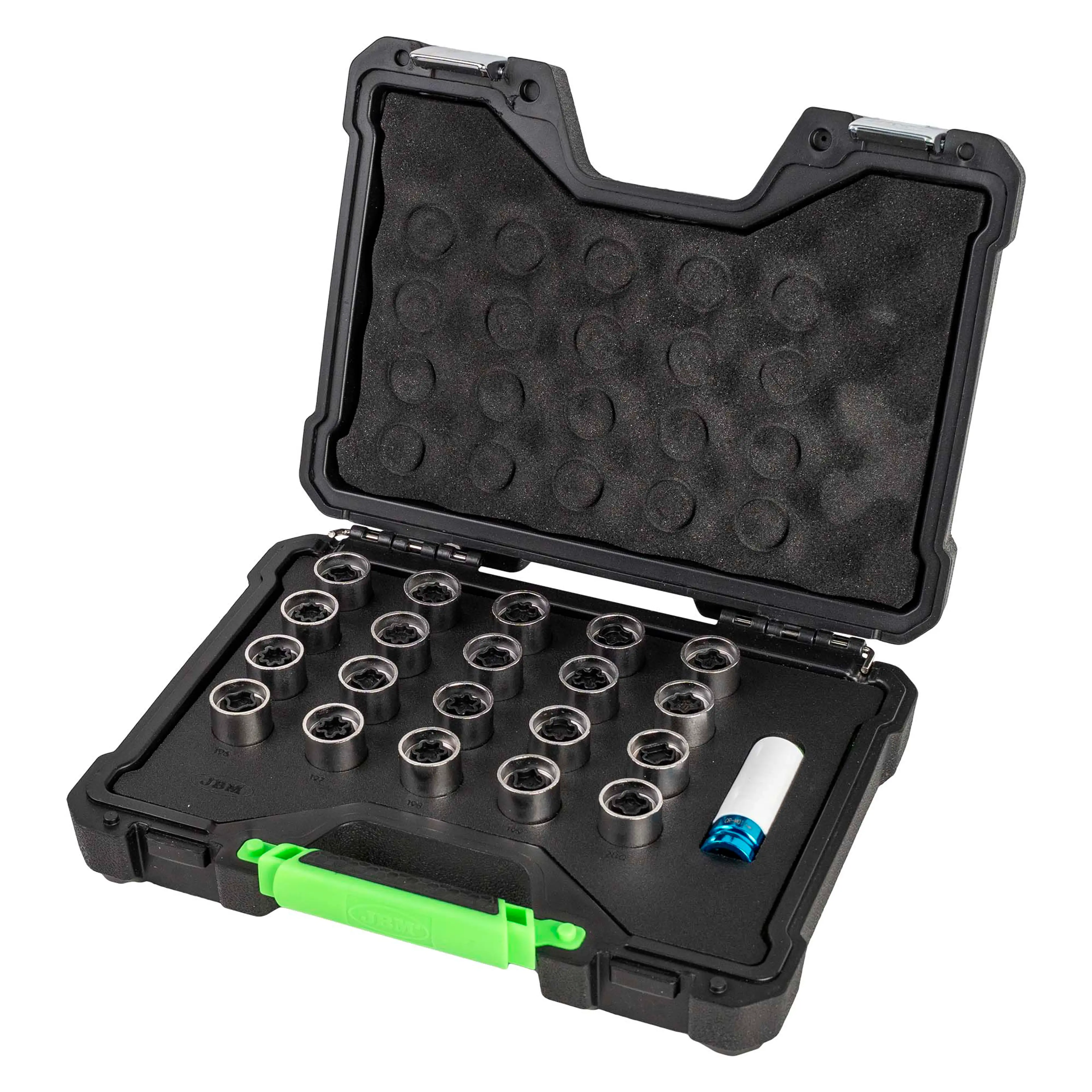 JBM SET DE 21 LLAVES PARA TORNILLO DE BLOQUEO DE RUEDA OPEL/VAUXHALL (