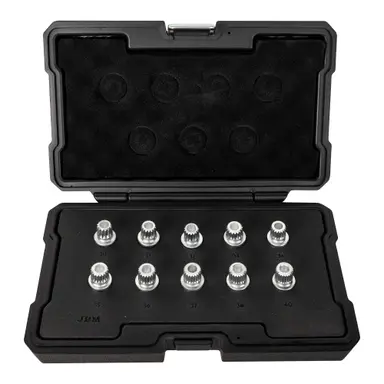 JBM SET 10 LLAVES DE VASO PARA TORNILLOS DE BLOQUEO DE RUEDA BMW