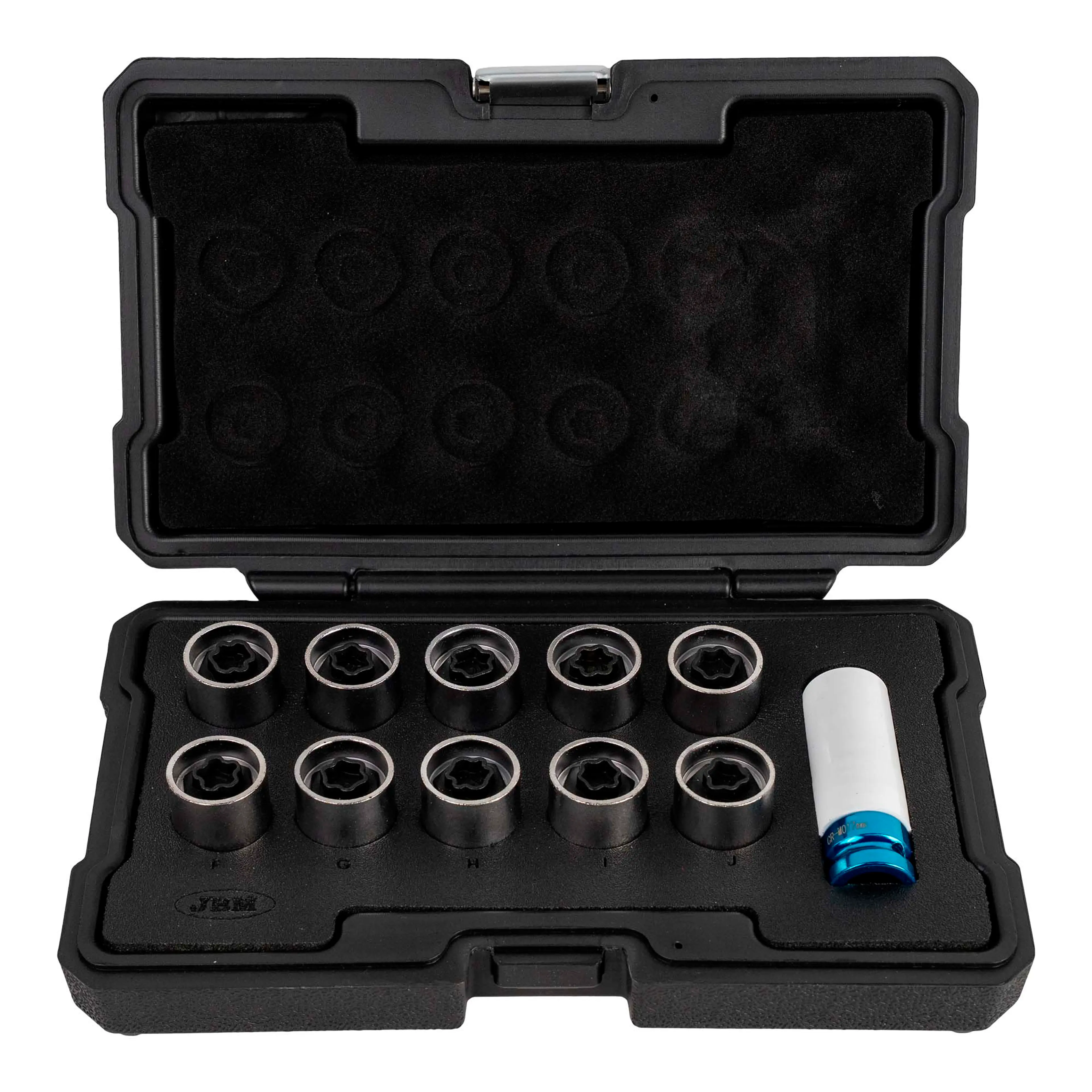 JBM SET DE 11 LLAVES PARA TORNILLO DE BLOQUEO DE RUEDA TOYOTA