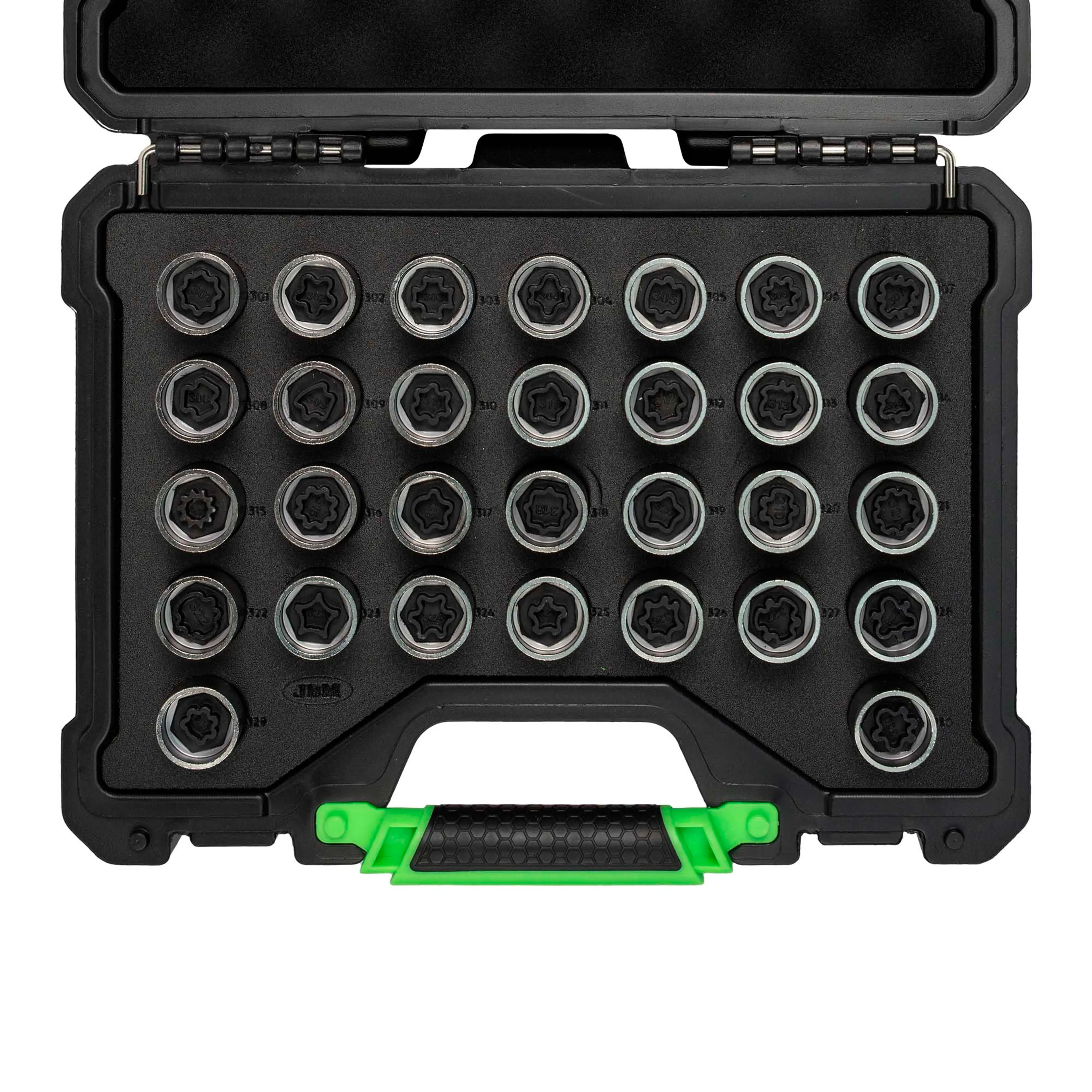 JBM SET 21 LLAVES PARA TORNILLO DE BLOQUEO DE RUEDA OPEL/VAUXHALL (101