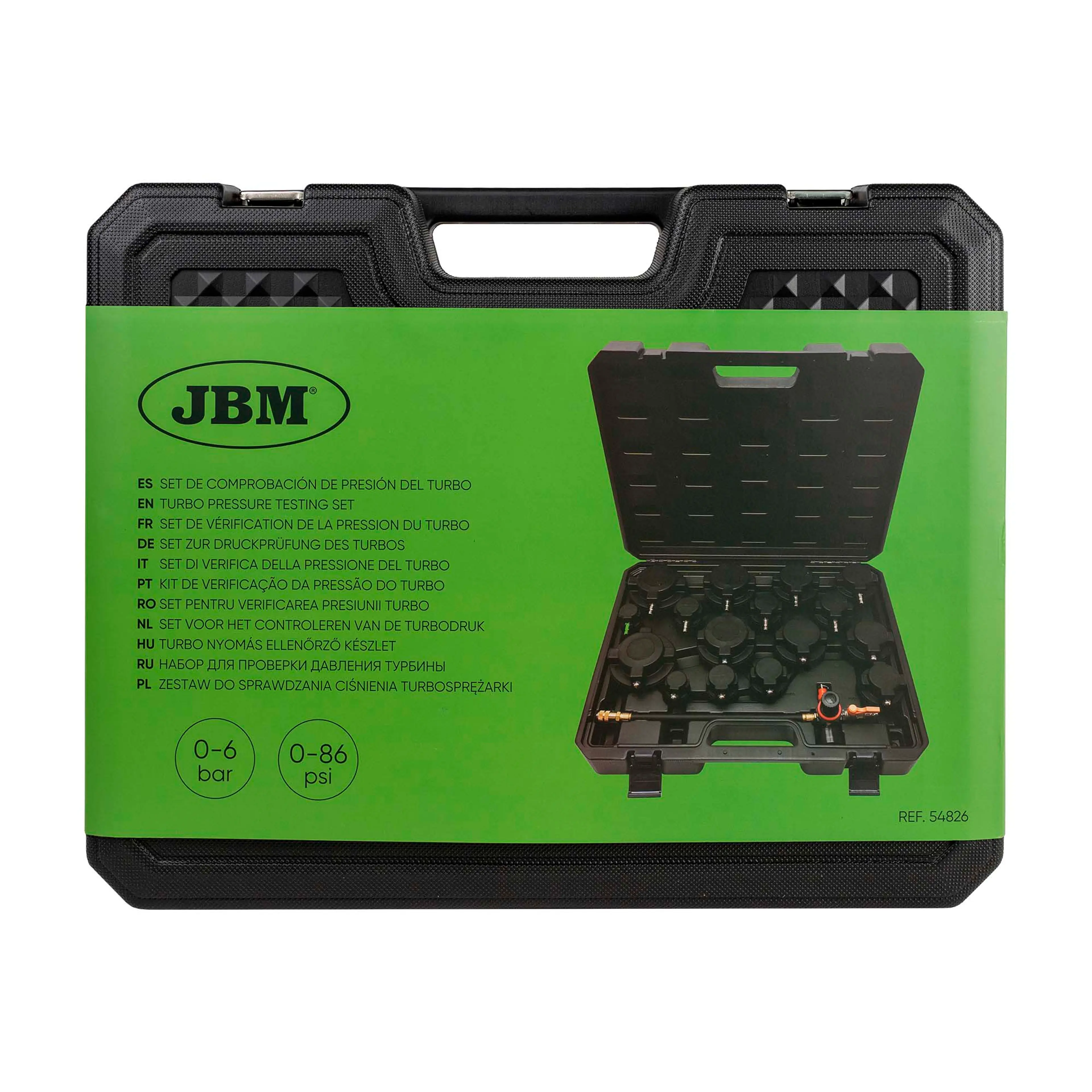 JBM SET DE COMPROBACIÓN DE PRESIÓN DEL TURBO