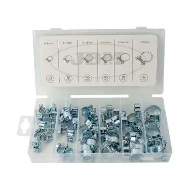 JBM ESTUCHE DE ABRAZADERAS MINI PARA TUBOS 56PCS