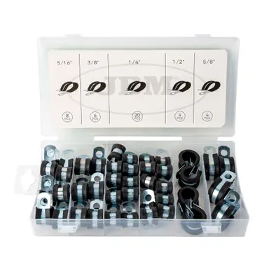 JBM ESTUCHE DE ABRAZADERAS DE PLÁSTICO PARA TUBOS 42PCS