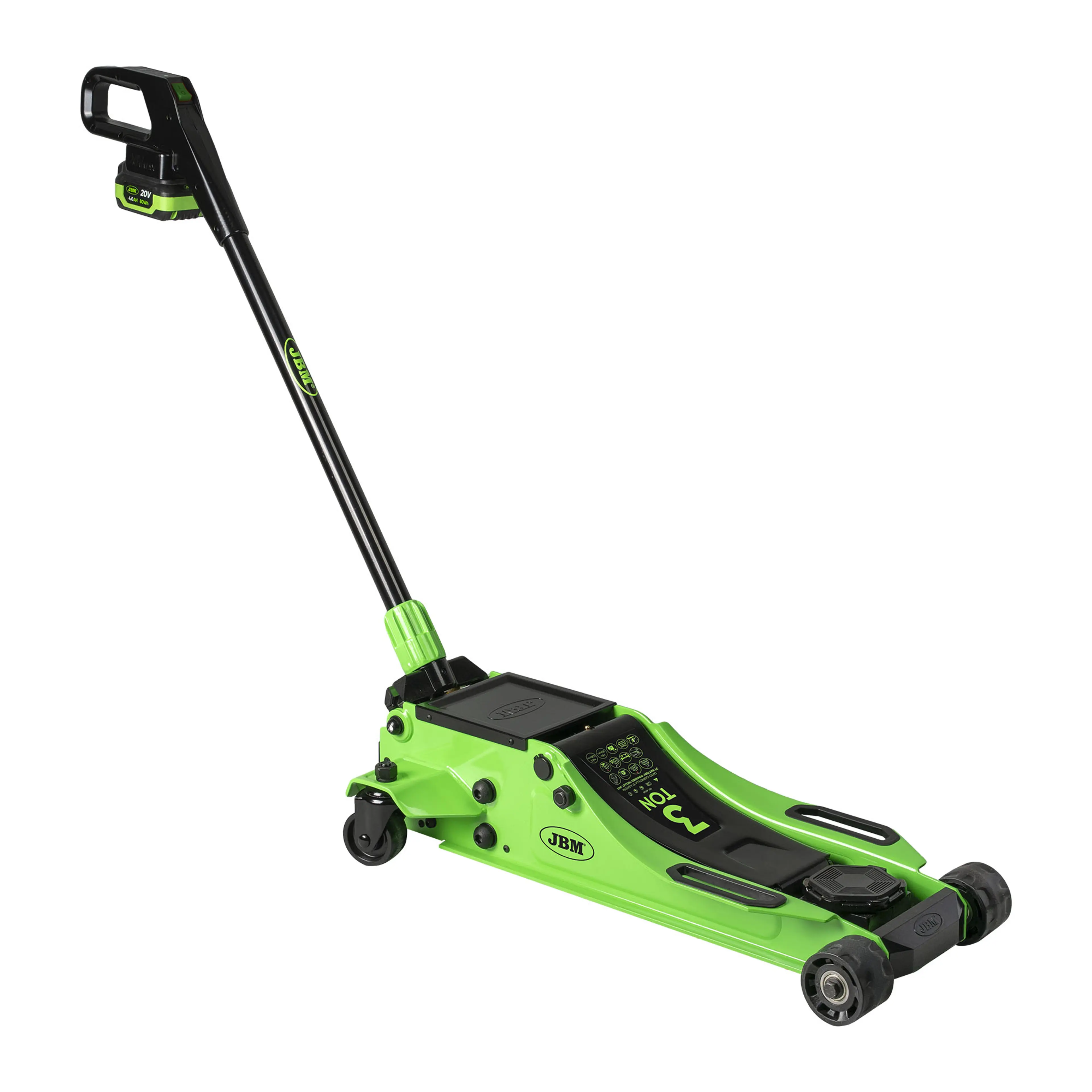 JBM GATO HIDRÁULICO CARRETILLA ESPECIAL COCHES BAJOS 3T A BATERÍA