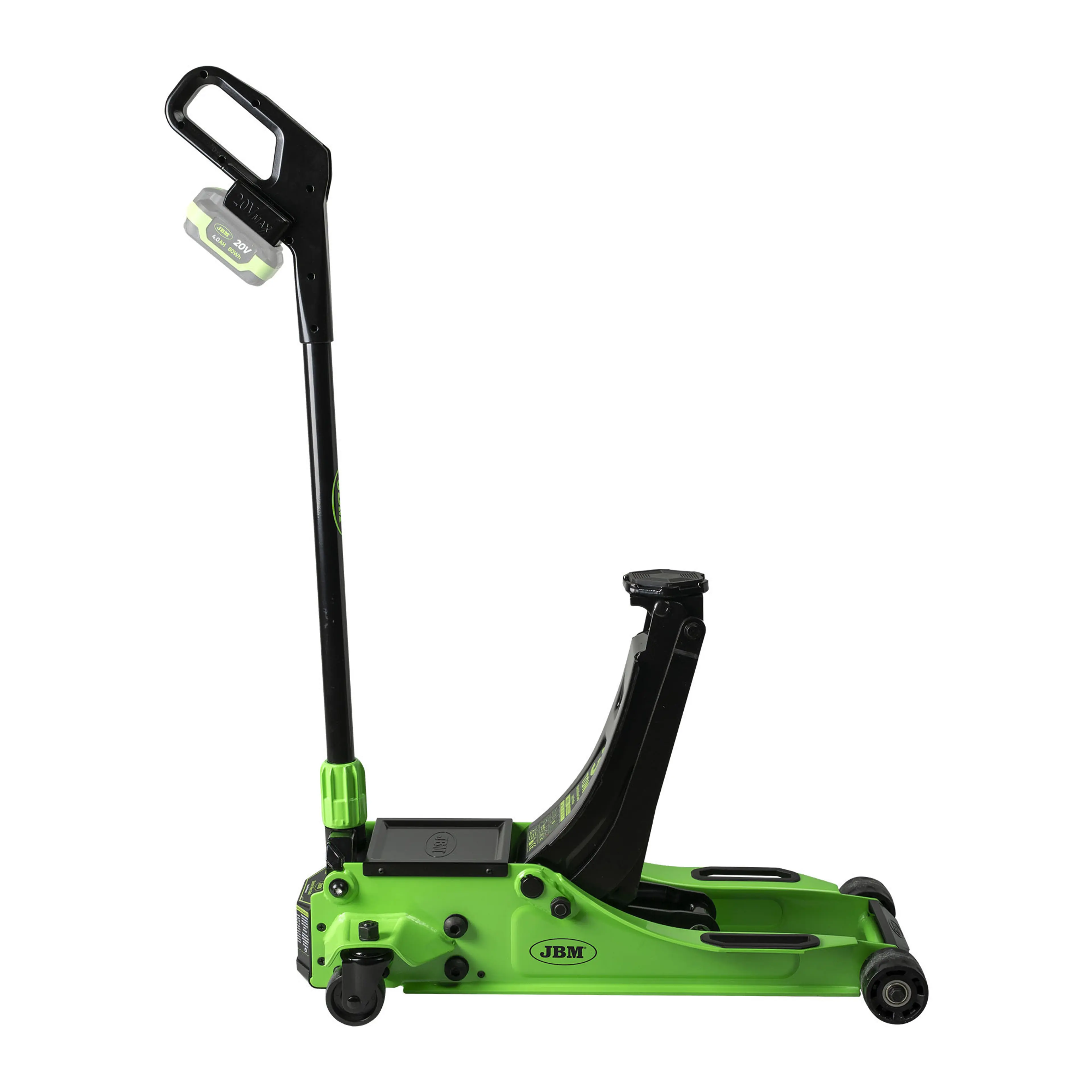 JBM GATO HIDRÁULICO CARRETILLA ESPECIAL COCHES BAJOS 3T A BATERÍA