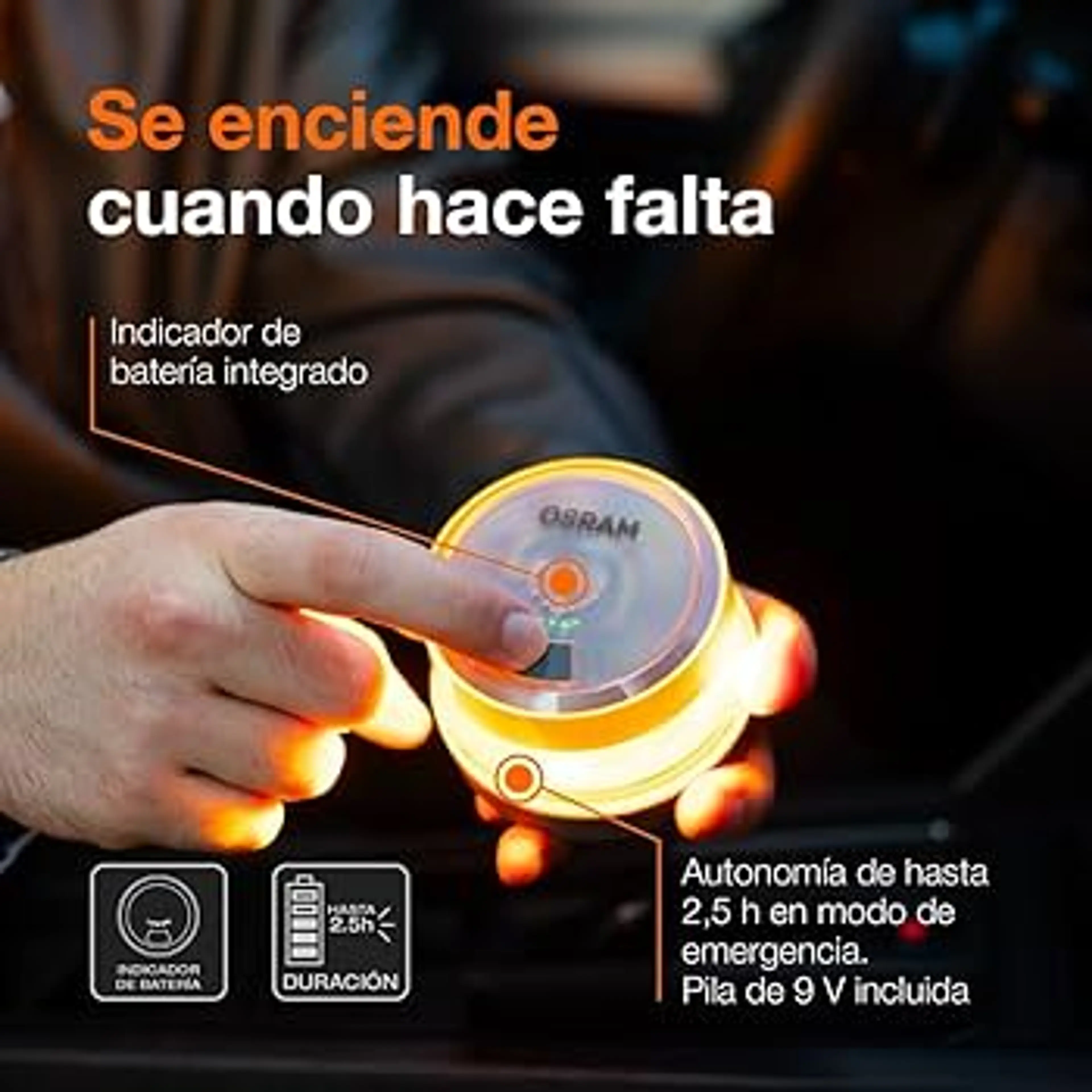 BALIZA V16 OSRAM LEDGUARDIAN® ROAD FLARE